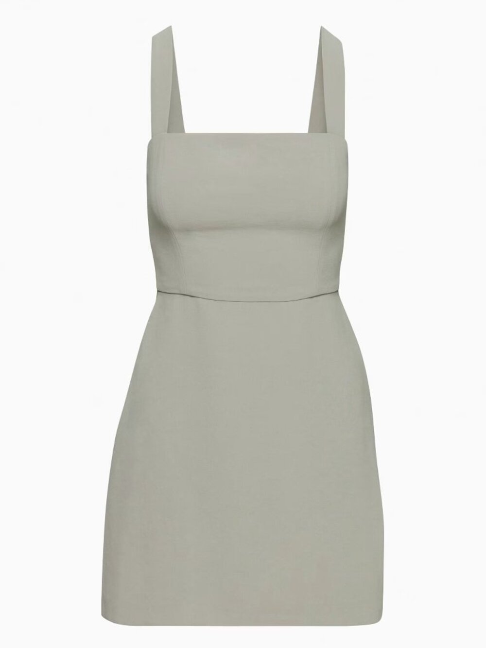 Wilfred Aperature Tie-Back Crepe Mini Dress